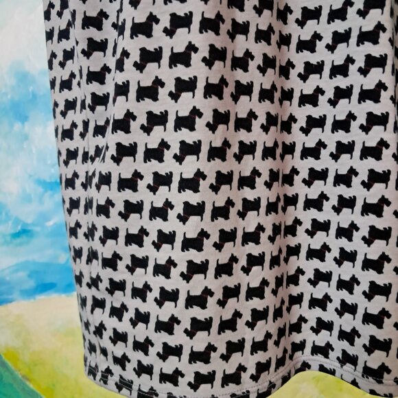 Lularoe size M Scottie dog dress, beautiful condition, like new - Picture 5 of 5